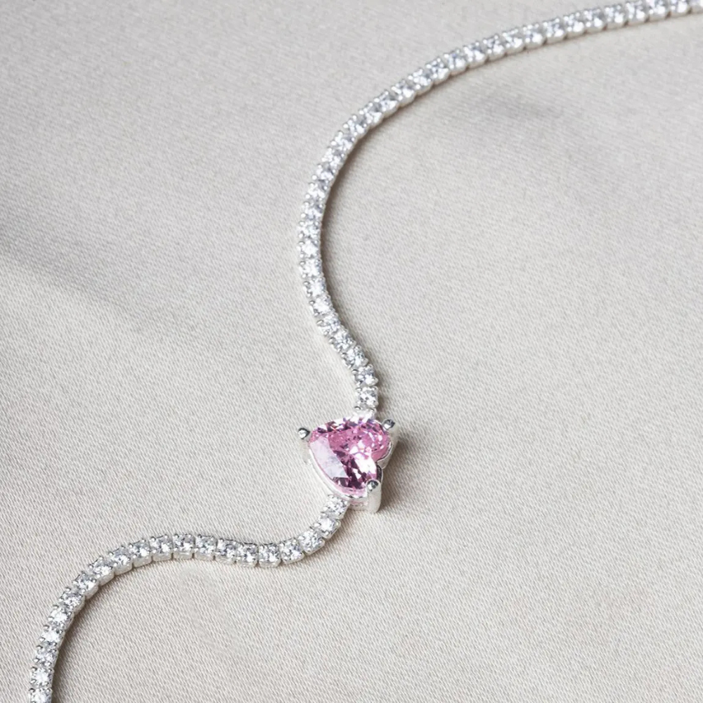 Srebrna Narukvica Srce