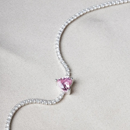 Srebrna Narukvica Srce